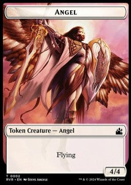 Angel Token (W 4/4) / Spirit Token (WB 1/1) - Ravnica Remastered: Tokens (Token) [TRVR-T 2/18]