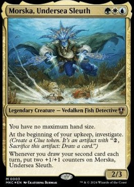 Morska, Undersea Sleuth - Commander: Murders at Karlov Manor (Mythic) [MKC-3]