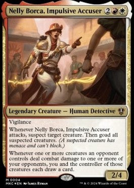 Nelly Borca, Impulsive Accuser - Commander: Murders at Karlov Manor (Mythic) [MKC-4]