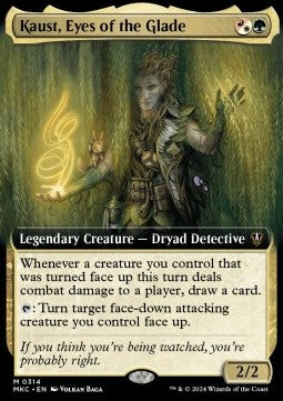 Kaust, Eyes of the Glade (V.1) - Commander: Murders at Karlov Manor: Extras (Mythic) [XMKC-314]