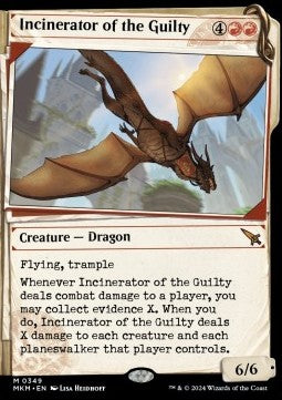 Incinerator of the Guilty (V.1) - Murders at Karlov Manor: Extras (Mythic) [XMKM-349]