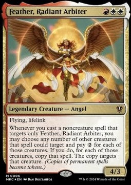 Feather, Radiant Arbiter - Commander: Murders at Karlov Manor (Mythic) [MKC-6]