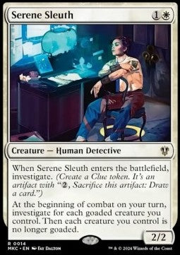Serene Sleuth - Commander: Murders at Karlov Manor (Rare) [MKC-14]