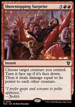 Showstopping Surprise - Commander: Murders at Karlov Manor (Rare) [MKC-35]