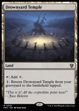 Drownyard Temple - Commander: Murders at Karlov Manor (Rare) [MKC-259]