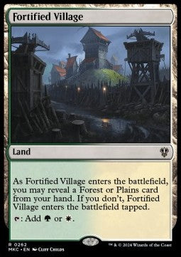 Fortified Village - Commander: Murders at Karlov Manor (Rare) [MKC-262]
