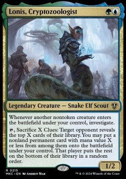 Lonis, Cryptozoologist - Commander: Murders at Karlov Manor (Rare) [MKC-215]
