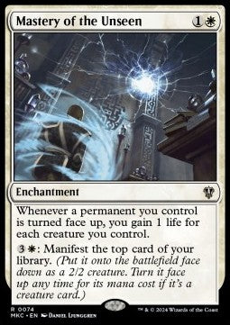 Mastery of the Unseen - Commander: Murders at Karlov Manor (Rare) [MKC-74]