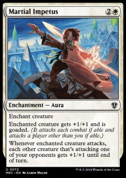 Martial Impetus - Commander: Murders at Karlov Manor (Uncommon) [MKC-72]