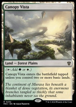 Canopy Vista - Commander: Murders at Karlov Manor (Rare) [MKC-252]