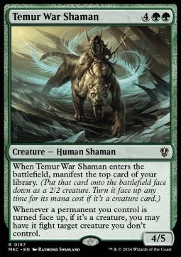 Temur War Shaman - Commander: Murders at Karlov Manor (Rare) [MKC-187]
