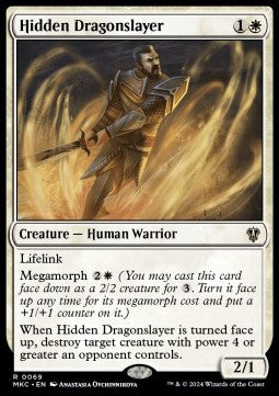 Hidden Dragonslayer - Commander: Murders at Karlov Manor (Rare) [MKC-69]