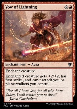Vow of Lightning - Commander: Murders at Karlov Manor (Uncommon) [MKC-164]