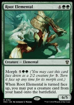 Root Elemental - Commander: Murders at Karlov Manor (Rare) [MKC-182]