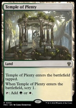 Temple of Plenty - Commander: Murders at Karlov Manor (Rare) [MKC-304]