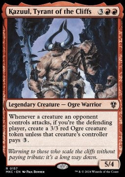 Kazuul, Tyrant of the Cliffs - Commander: Murders at Karlov Manor (Rare) [MKC-157]