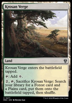Krosan Verge - Commander: Murders at Karlov Manor (Uncommon) [MKC-271]