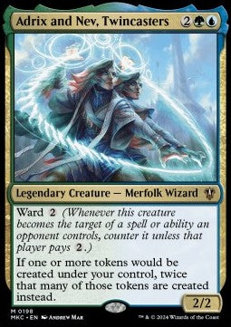 Adrix and Nev, Twincasters - Commander: Murders at Karlov Manor (Mythic) [MKC-198]