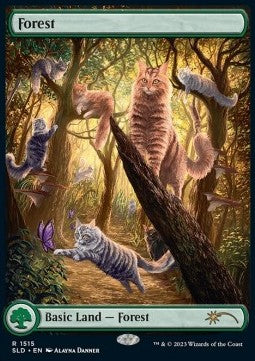 Forest - Secret Lair Commander Deck: Raining Cats and Dogs (Land) [SLDRCD-1515]