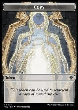 Copy Token // Zombie Token (B 2/2) - Murders at Karlov Manor: Tokens (Token) [TMKM-CT 27/11]