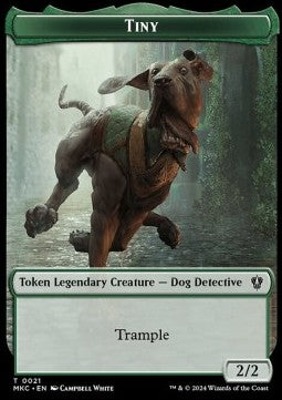 Tiny Token (G 2/2) // Eldrazi Token (C 10/10) - Murders at Karlov Manor: Tokens (Token) [TMKM-CT 21/1]