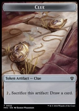 Clue Token // Insect Token (G 1/1 Flying, Deathtouch) - Murders at Karlov Manor: Tokens (Token) [TMKM-CT 22/17]