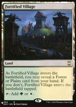 Fortified Village - Secret Lair Commander Deck: Raining Cats and Dogs (Rare) [SLDRCD-404]