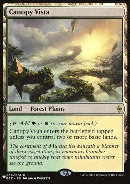 Canopy Vista - Secret Lair Commander Deck: Raining Cats and Dogs (Rare) [SLDRCD-234]