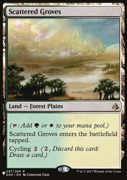 Scattered Groves - Secret Lair Commander Deck: Raining Cats and Dogs (Rare) [SLDRCD-247]