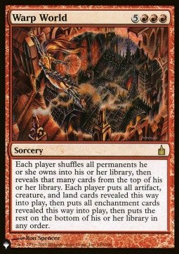 Warp World - Secret Lair Commander Deck: Raining Cats and Dogs (Rare) [SLDRCD-159]