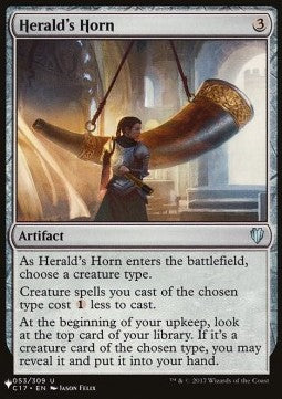 Herald's Horn - Secret Lair Commander Deck: Raining Cats and Dogs (Uncommon) [SLDRCD-53]