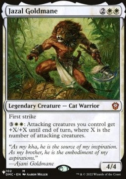 Jazal Goldmane - Secret Lair Commander Deck: Raining Cats and Dogs (Mythic) [SLDRCD-102]