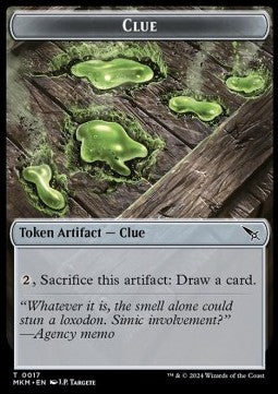 Clue Token // Art Card (V.4) - Murders at Karlov Manor: Tokens (Token) [TMKM-T 17/44]