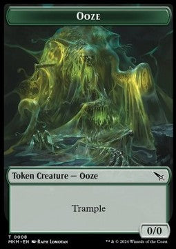 Ooze Token (G 0/0) // Thopter Token (A 1/1) - Murders at Karlov Manor: Tokens (Token) [TMKM-T 8/20]