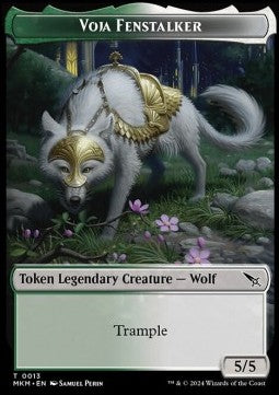 Voja Fenstalker Token (GW 5/5) // Thopter Token (A 1/1) - Murders at Karlov Manor: Tokens (Token) [TMKM-T 13/20]
