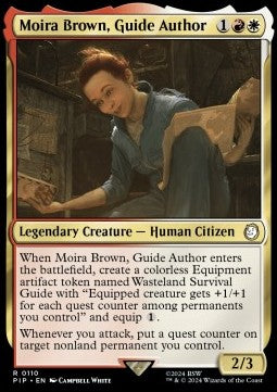 Moira Brown, Guide Author - Universes Beyond: Fallout (Rare) [PIP-110]