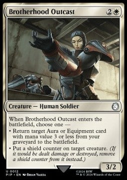 Brotherhood Outcast - Universes Beyond: Fallout (Uncommon) [PIP-12]