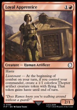 Loyal Apprentice - Universes Beyond: Fallout (Uncommon) [PIP-190]