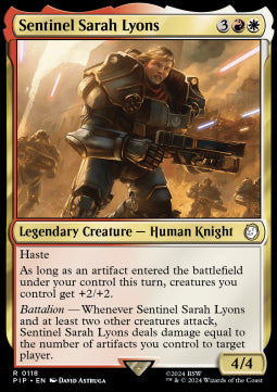 Sentinel Sarah Lyons - Universes Beyond: Fallout (Rare) [PIP-118]