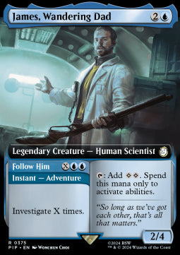 James, Wandering Dad // Follow Him (V.1) - Universes Beyond: Fallout: Extras (Rare) [XPIP-375]