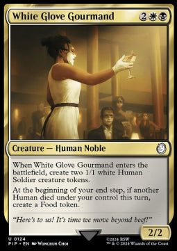 White Glove Gourmand - Universes Beyond: Fallout (Uncommon) [PIP-124]