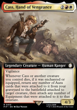 Cass, Hand of Vengeance (V.1) - Universes Beyond: Fallout: Extras (Rare) [XPIP-410]