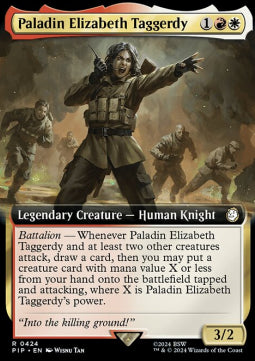Paladin Elizabeth Taggerdy (V.1) - Universes Beyond: Fallout: Extras (Rare) [XPIP-424]