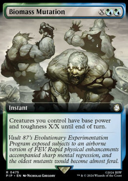 Biomass Mutation (V.1) - Universes Beyond: Fallout: Extras (Rare) [XPIP-475]