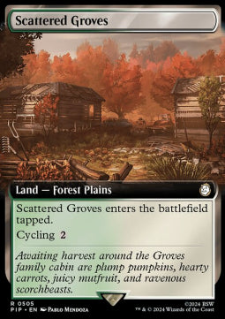 Scattered Groves (V.1) - Universes Beyond: Fallout: Extras (Rare) [XPIP-505]