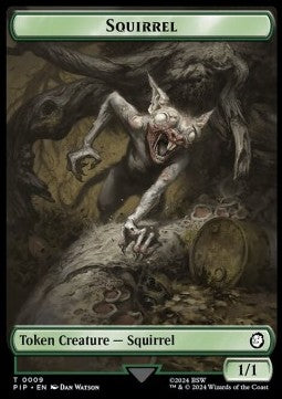 Squirrel Token (G 1/1) // Junk Token - Universes Beyond: Fallout: Tokens (Token) [TPIP-T 9/15]