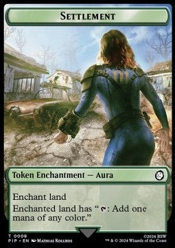 Settlement Token // Food Token (V.2) - Universes Beyond: Fallout: Tokens (Token) [TPIP-T 8/13]