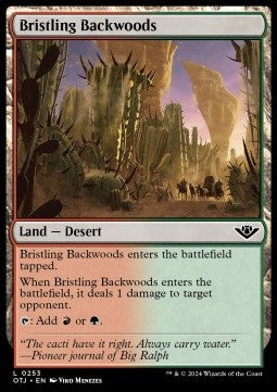 Bristling Backwoods - Outlaws of Thunder Junction (Land) [OTJ-253]