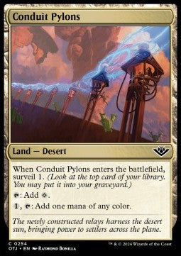 Conduit Pylons - Outlaws of Thunder Junction (Common) [OTJ-254]