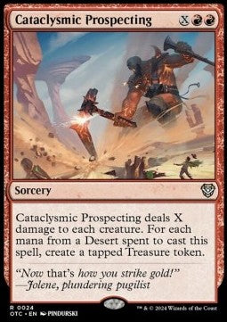 Cataclysmic Prospecting - Commander: Outlaws of Thunder Junction (Rare) [OTC-24]